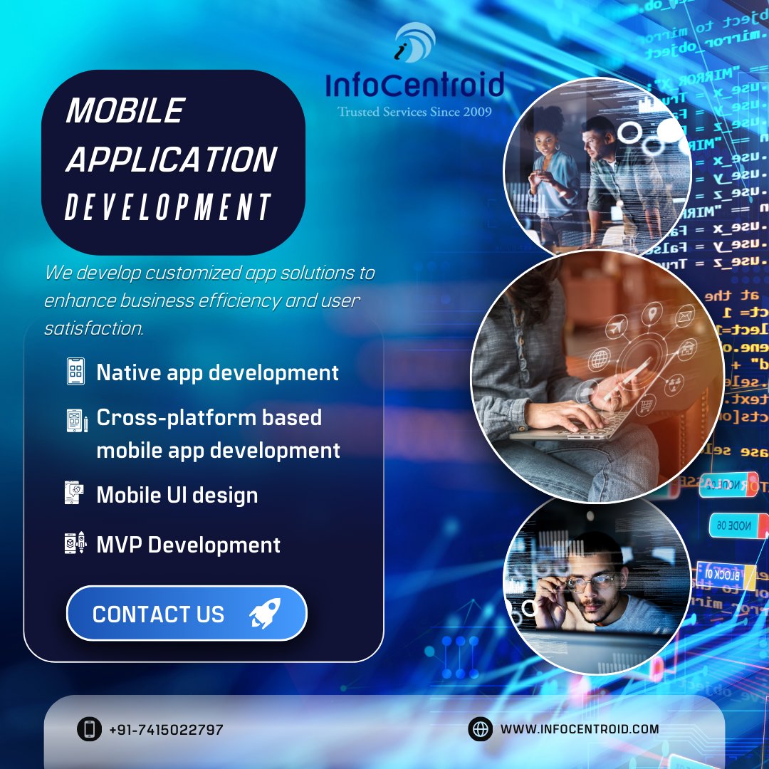infocentroidss's tweet photo. Boost your business with custom mobile apps! From native to cross-platform, we’ve got you covered. Let’s build your dream app!
CONTACT US +91-7415022797
Visit Now:- https://t.co/RhX02H38VB
#mumbai #mobileappdevelopment #webdevelopmentcompany #customizedsolutions #infocentroid https://t.co/ONMJruLkAo