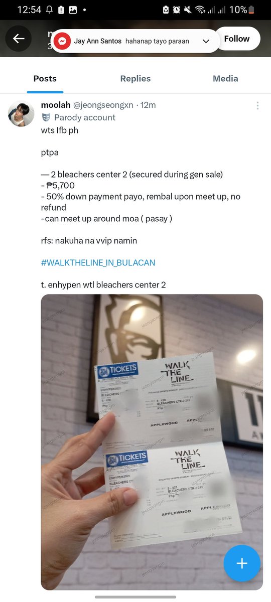 hell_eli2's tweet photo. @jeongseongxn scammer kaa 'te, blinlock mo ako. kahit mabalik nalang sana yung pera ko :(

pang concert ko sana, boogsh naging bato. https://t.co/aY1E2lV3F9