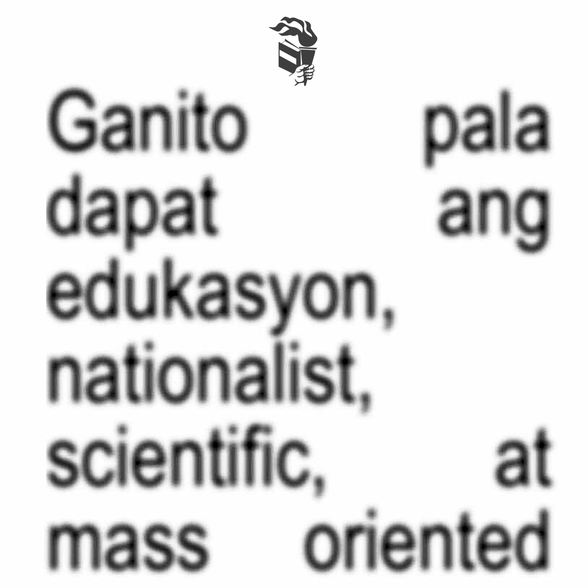 uplbsakbayan's tweet photo. Pwede pala 'yan maa π©
Sa unang araw ng klase, sama-sama nating itaas ang ating mga kamao βπΌ at ipanawagan ang karapatan at kalayaan sa edukasyon tungo sa malayang pamantasan! βΌοΈ
WEAR RED! π»
SUMAMA SA FIRST DAY RAGE! π₯
#FirstDayRage2025
#UPLBFightBack
#EducationIsARight https://t.co/eWn0akDGoF