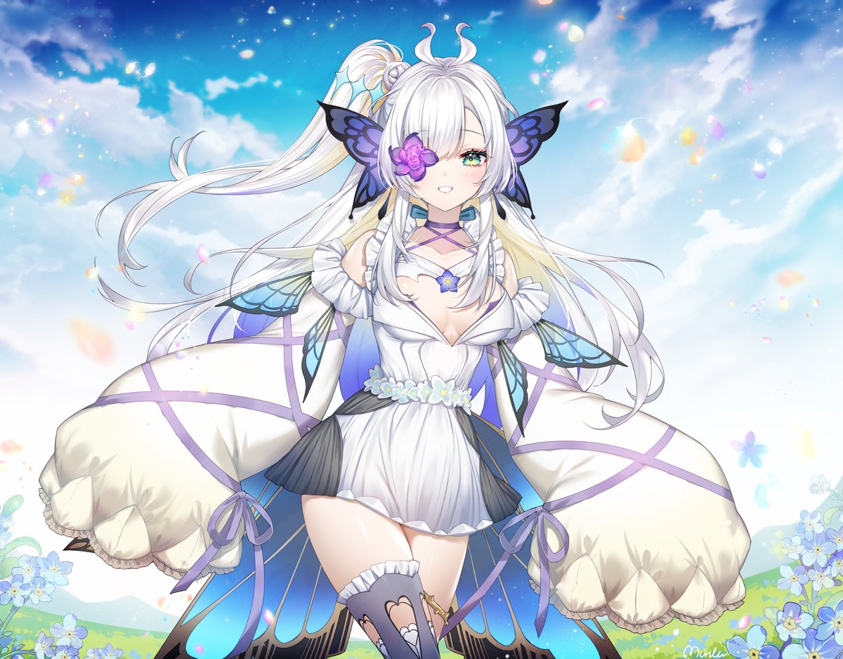 Perindigo's tweet photo. Thank you for all the kind words on my new outfit reveal 🥹💓 ~ it’s been soooo hard to keep it a secret!! 💦 https://t.co/dmSyFNOvX5