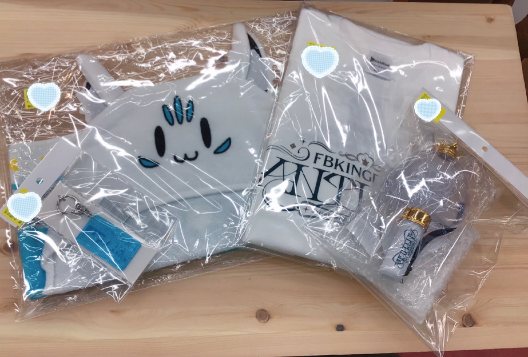 FBKINGDOM Tシャツとすこん部タオルセット 白上フブキ FBKINGDOM ANTHEM ライブグッズ すこん部タオル