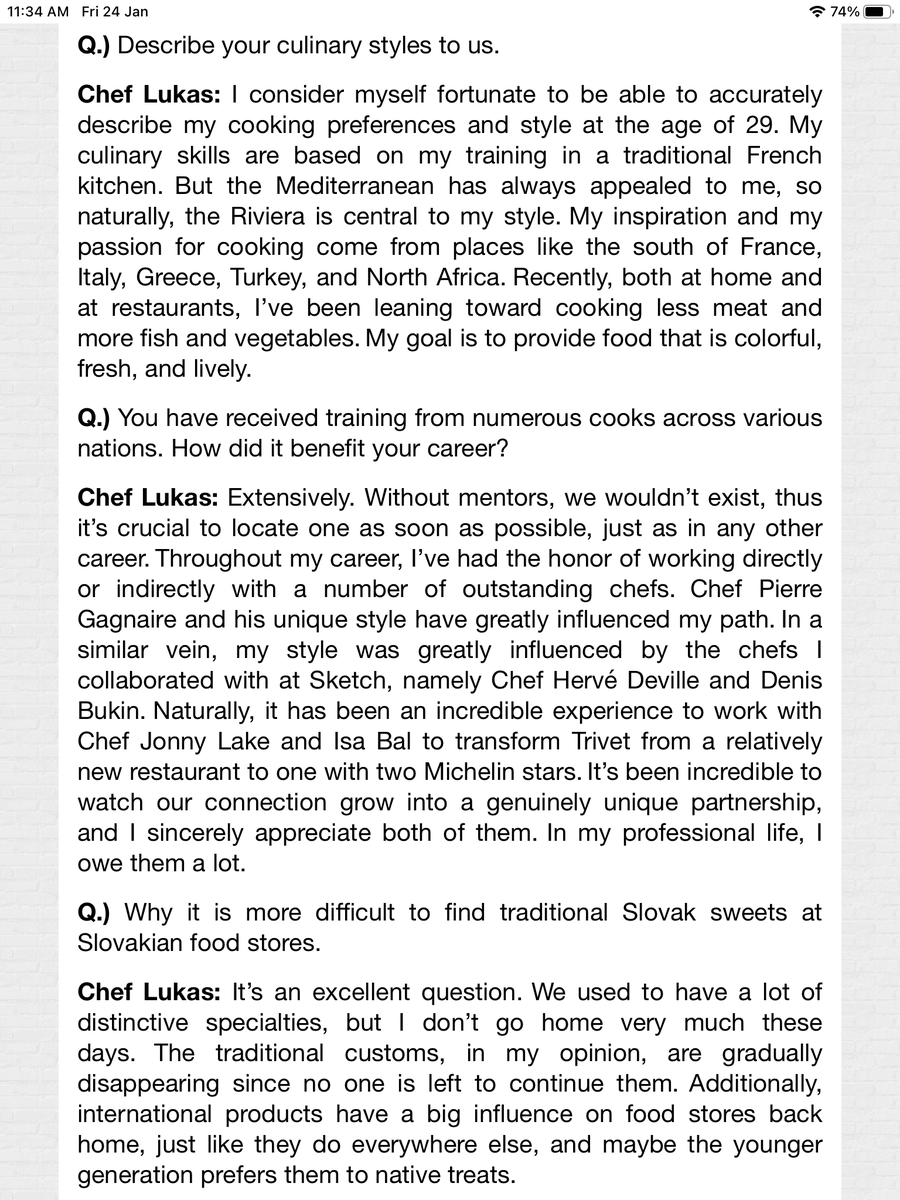 mohd_ridakhan's tweet image. My food article : An interview with Chef Lukas for @AsianWorldNews Newspaper, Birmingham UK.
#chefslife #chef #aviationauthor