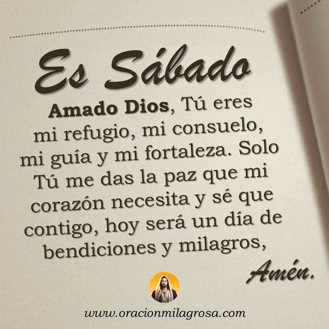 Oración para hoy sábado 25 de enero 👉 youtu.be/VTTjEnh1NVk ✨