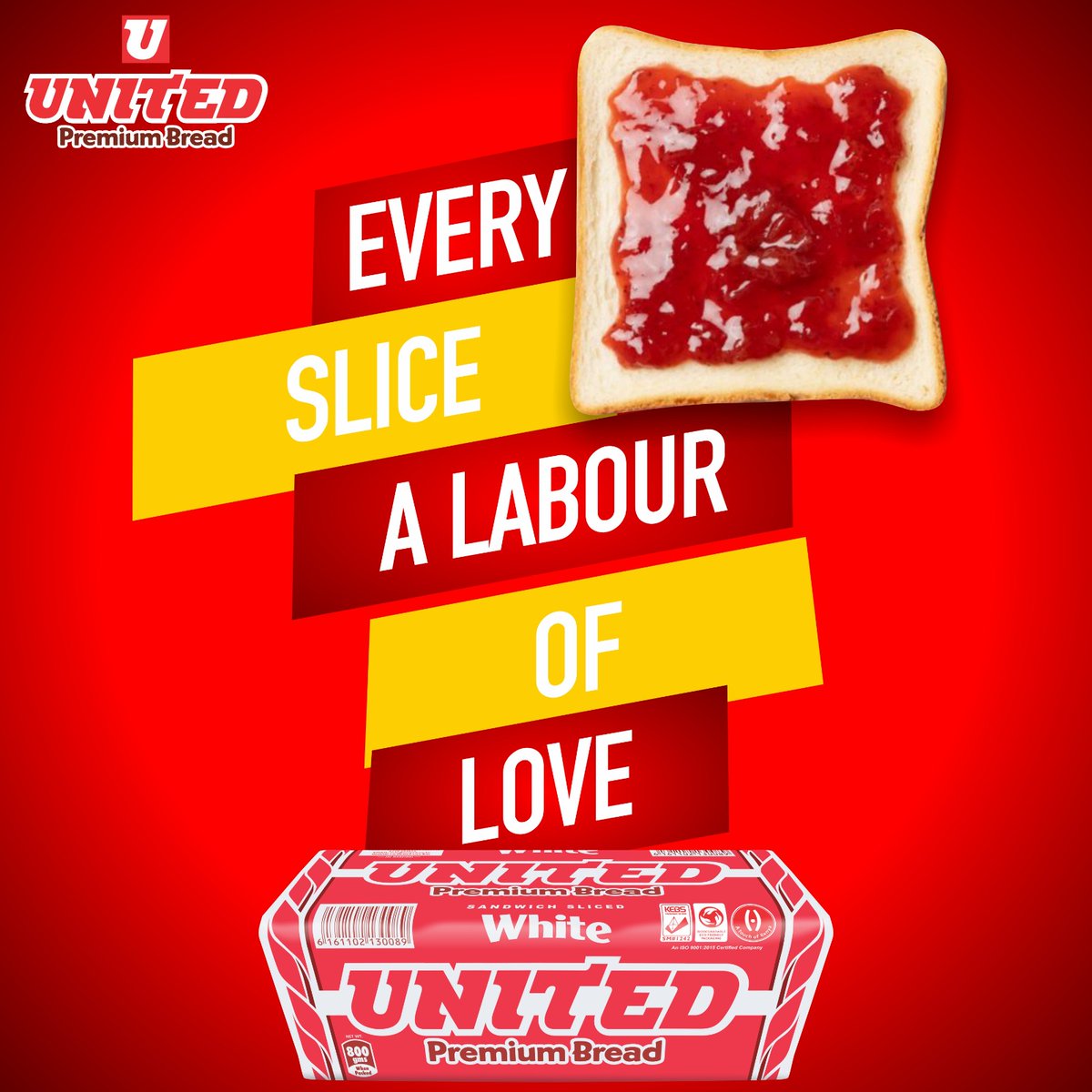 unitedmillers's tweet image. Start your day with soft, delicious United Premium Bread 800gms! 🍞 Paired with jam, it’s the perfect bite for breakfast or a snack. Taste the quality in every slice! 🍓

Grab yours Now at a duka near you.

#UnitedPremiumBread #SoftAndTasty #PerfectSpread #Weekend #saturday