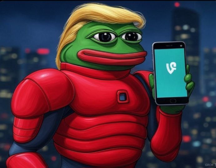 <a href="/alx/">ALX 🇺🇸</a> Pepe with a Vine phone? You just know Trumpius Maximus would’ve posted a 6-second clip saying, ‘$Trumpius to the moon—do it for the Vine!’ 🐸 📱 🇺🇸 

Memes, crypto, and a touch of nostalgia—this is exactly the energy we need. 

#TrumpiusMaximus