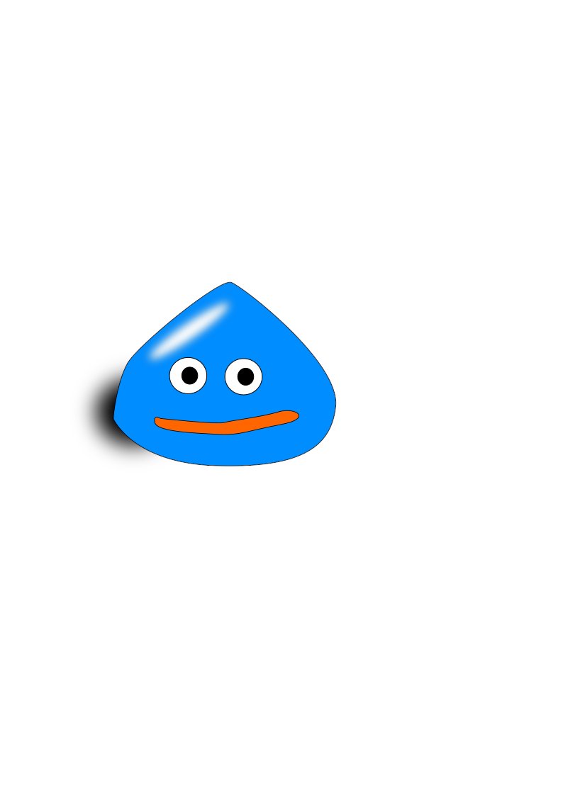 9Ludu7wBMV27612's tweet image. インクスケープでスライ厶を描いてみました。
#スライム
#インクスケープ