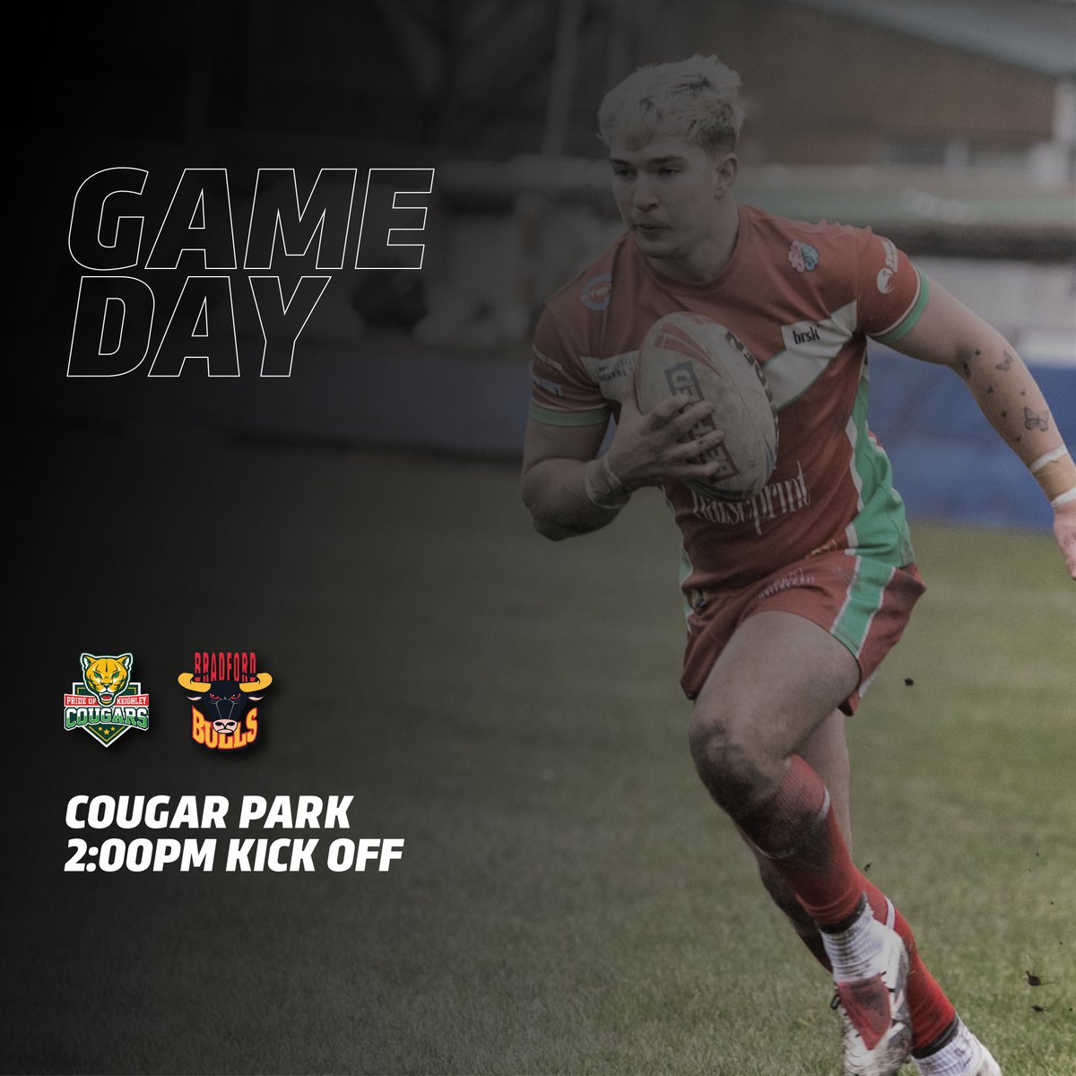 It's GAME DAY! The Bulls are in town for a 2:00pm kick off. All Adults £15! 

TICKETS > buff.ly/3maEPiD