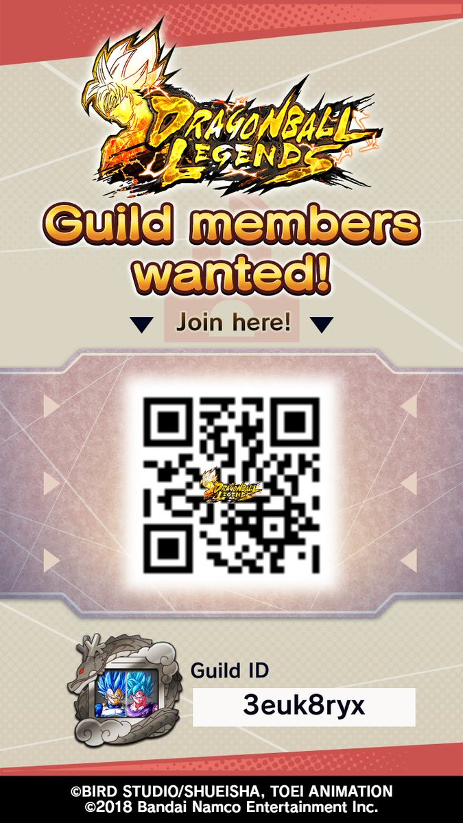 LoboMega27's tweet photo. Looking for anyone that plays legends could use some peps in our guild
Join my Guild and let's play Dragon Ball Legends together!
#Dragonball #DBLegends #Guild #DBZ #GuildMembersWanted #JoinHere https://t.co/sQbEGkmsV2