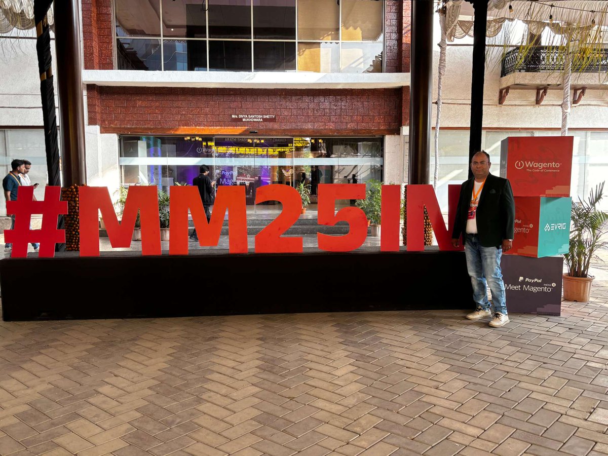 RockTechnolabs's tweet image. Hello Pune!

Vishal Lakhani, CEO of Rock Technolabs is at Pune to attend Meet Magento India 2025.

Join him to explore the future of Magento, and discuss innovative solutions for the digital commerce world.

#MM25IN #MagentoEvent #EcommerceEvent #RockTechnolabs #MagentoCommunity