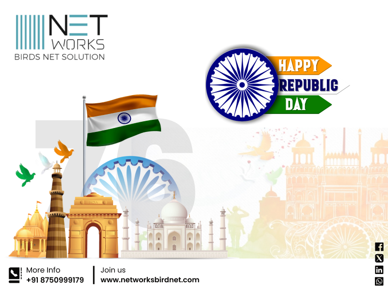 networksbirdnet's tweet image. 🌟 Happy Republic Day 2025 from Networks Bird Net!
This Republic Day, let’s celebrate freedom and unity while keeping our surroundings safe and clean!
#HappyRepublicDay #NetworksBirdNet #safespaces
Visit now:networksbirdnet.com/bird-net-in-gu…