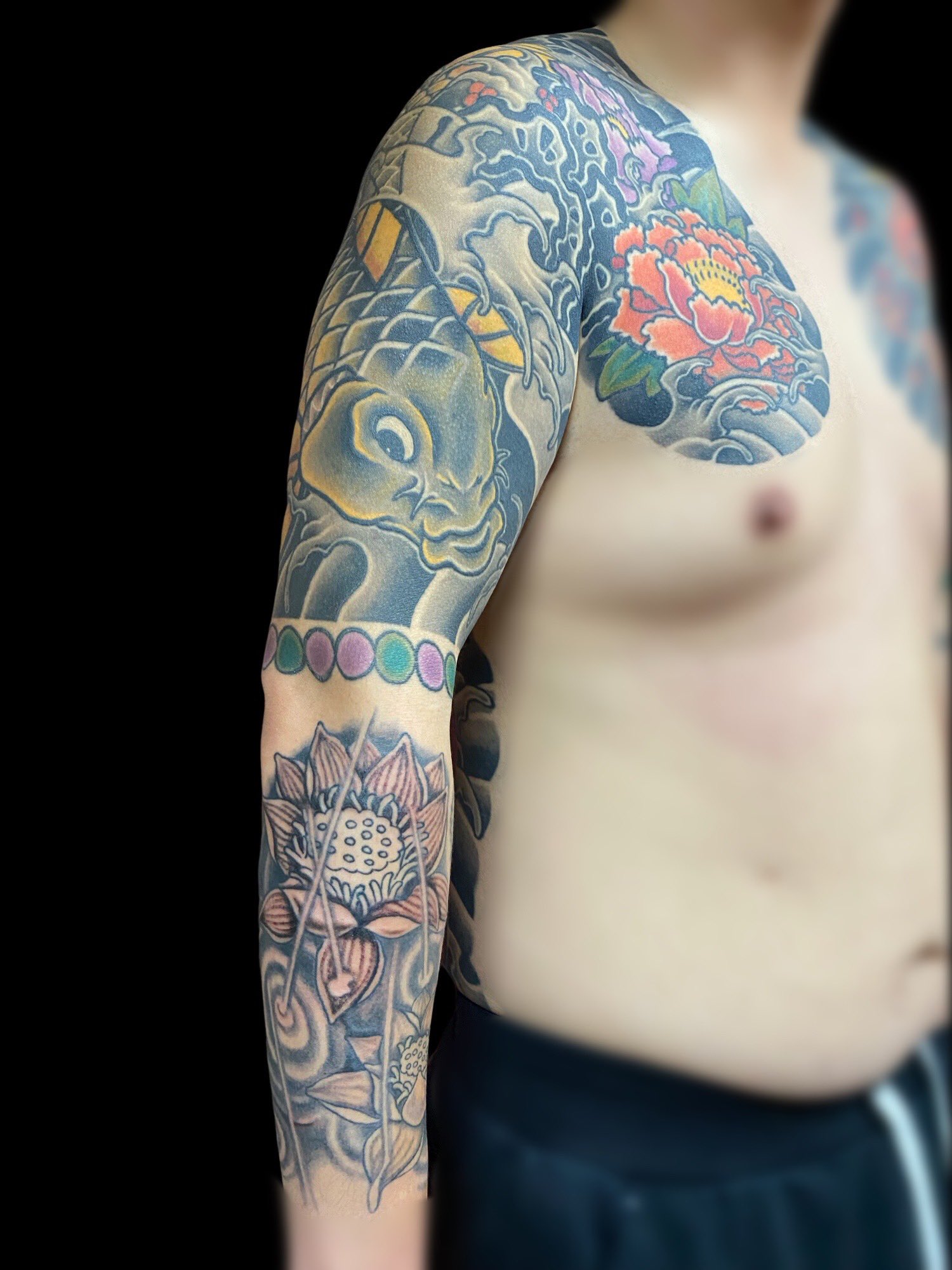 不動明王と龍 完成 @xtremetattooink @inkspire.japan @gainmgzn