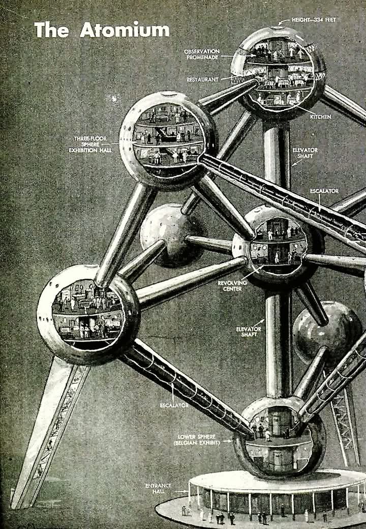 areasvellas's tweet photo. Belgium’s #Atomium Cutaway, Brussels...Expo'58
#architecture #arquitectura #Expo58 #Pavilion https://t.co/9OvMwJpEh9