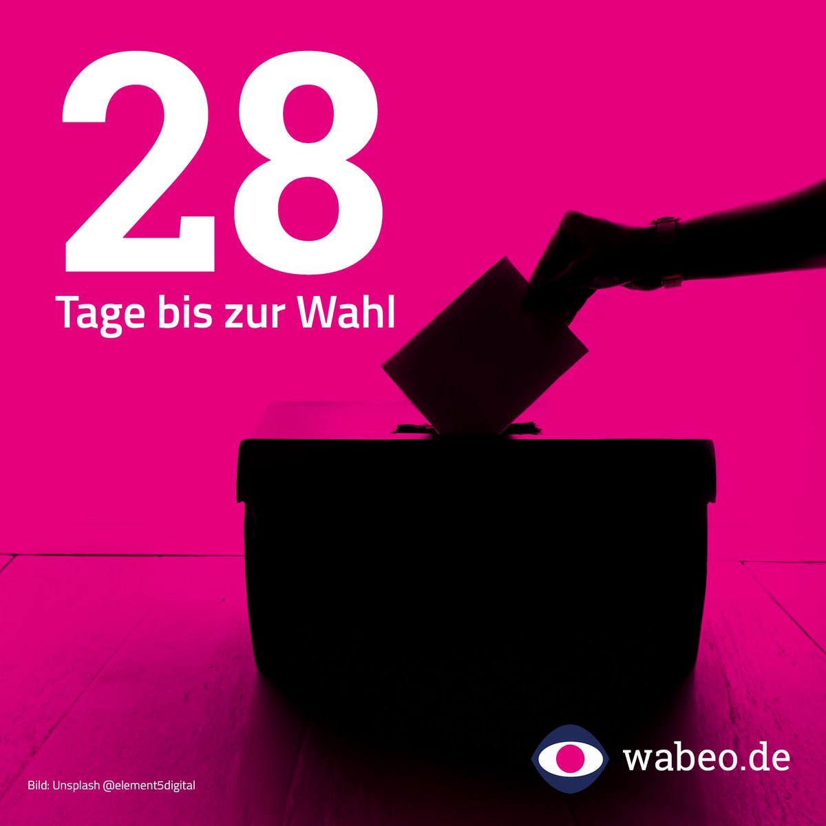WABEO_DE's tweet photo. In vier Wochen öffnen sich die Wahllokale zur BTW25
Auch bei der Stimmauszählung ist Vertrauen gut aber Kontrolle eben besser. Damit das auch was bringt, muss man sich flächendeckend zusammenschließen und miteinander austauschen.
WABEO erreicht das mit verifizierte Wahlbeobachtung über eine eigenen Plattform.