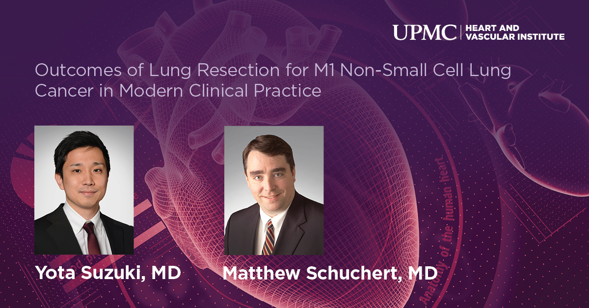 Pitt Cardiothoracic Surgery Department (@upmc_ctsurgery) on Twitter photo Dr. Yota Suzuki presents on outcomes of lung resection for M1 non-small cell lung cancer at #STS2025
1/25/25 at 10:55am, location 408B
<a href="/STS_CTsurgery/">The Society of Thoracic Surgeons</a> <a href="/yosuzukimd/">Yota Suzuki</a> <a href="/UPMCPhysicianEd/">UPMC Physician Resources</a> #LungCancer #NSCLC #LungResection Dr. Yota Suzuki presents on outcomes of lung resection for M1 non-small cell lung cancer at #STS2025
1/25/25 at 10:55am, location 408B
<a href="/STS_CTsurgery/">The Society of Thoracic Surgeons</a> <a href="/yosuzukimd/">Yota Suzuki</a> <a href="/UPMCPhysicianEd/">UPMC Physician Resources</a> #LungCancer #NSCLC #LungResection