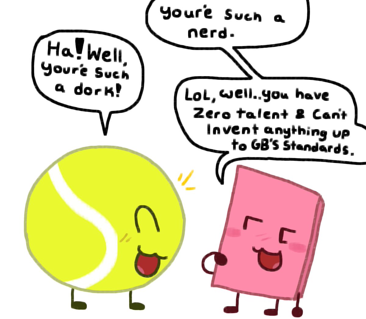 TennisBallDaily's tweet photo. Day 169: Playful Teasing? 

#Bfdi #Tpot #Tennisball https://t.co/fPGnQR1Syx