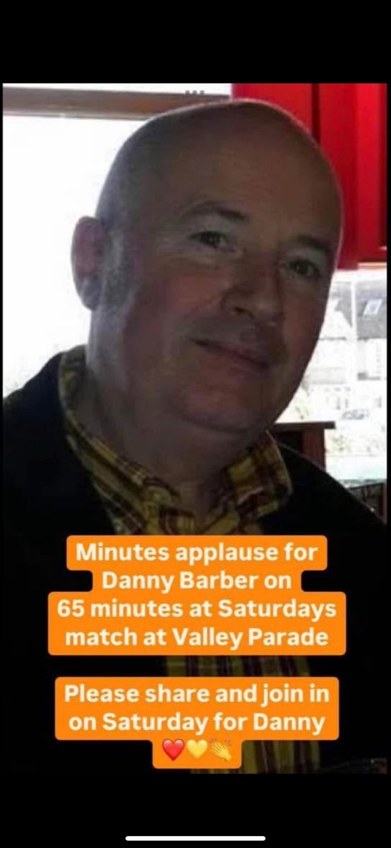 Join in for Danny a true City gent 🐓 #bcafc #bantams
