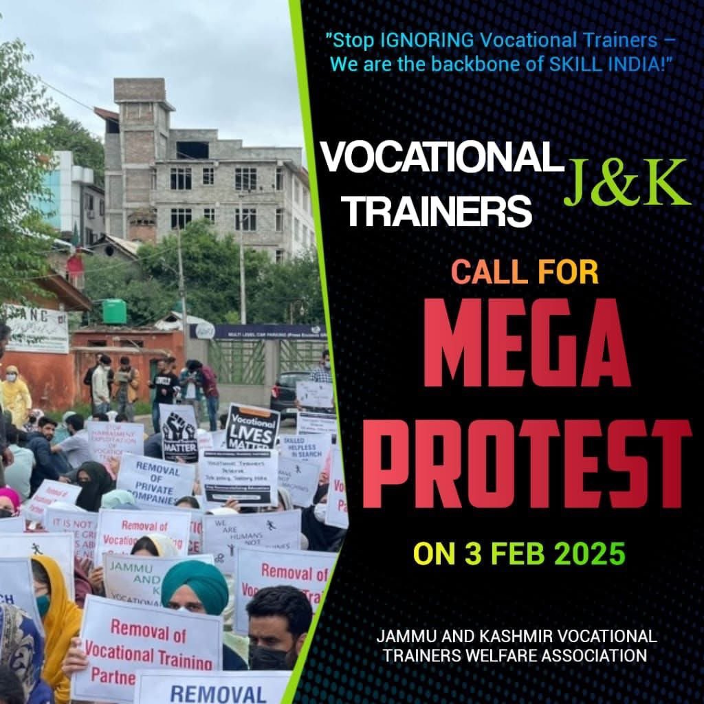 Spartans3562's tweet photo. @OmarAbdullah @CM_JnK Why this discrimination with vocational Trainers! Why this disparity Vts have been neglected by the Administration from last 10 years besides working relentlessly they are still being exploited.
#Remove Private companies
#Framejobpolicy for Vocational Trainers
Salary at par trs https://t.co/rizaeY9JTU
