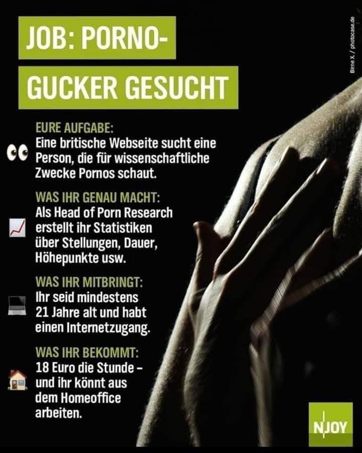 Bei all dem Tamm Tamm in letzter Zeit war ich auf der Suche nach nem gut bezahlten Job. Was meint ihr✊💪