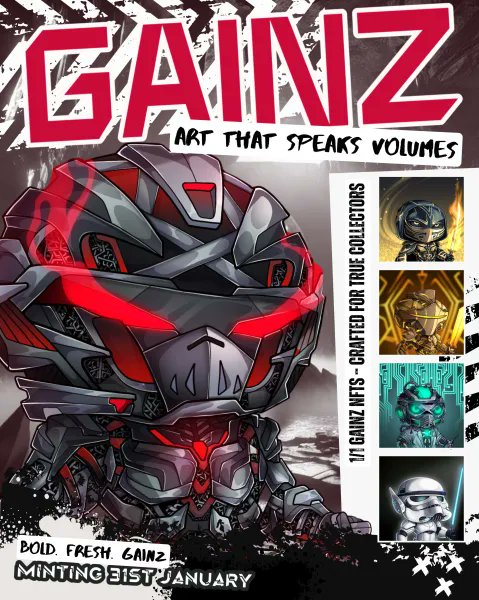 ShiniRealms's tweet photo. 🚨MASSIVE GIVEAWAY ALERT! 🚨
    🩻SHINIGAMI X GainzNFT👾
 
Rewards: 
- $100 (total prize) in $GOTM shared with 5 winners
- Exclusive spot for 10 Lucky winners

HOW TO JOIN THE MADNESS:
1️⃣Follow @GAINZNFTs & @ShinigamiNFT_
2️⃣Like & RT this post + drop solana wallet
 3⃣Join Gainz Discord: https://t.co/5gIeiM55RA

This is YOUR moment with Gainz NFT—don’t let it slip away! Winners will be revealed Within ⏰48h ⏰ #Sol #Gainz #Giveaway #SolanaNFTs