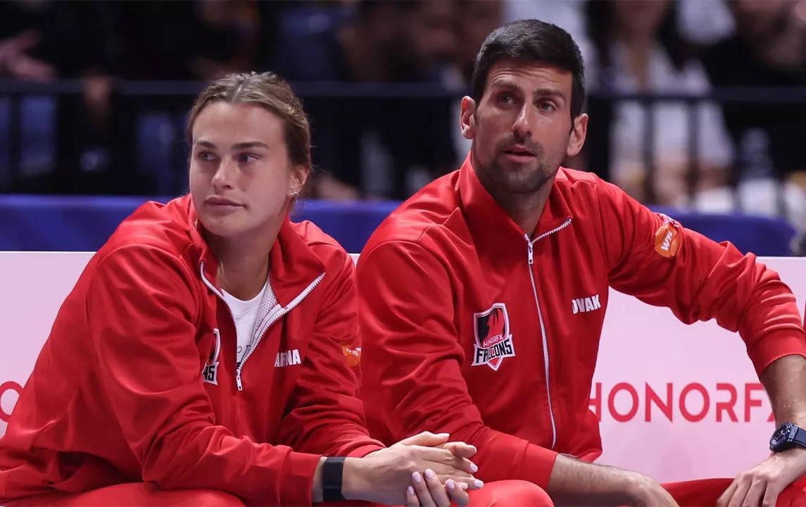 Sabalenka on her friendship with Novak Djokovic:

“He’s a great guy, a very nice guy. I can easily ask him advice and he’s given it to me. I really appreciate it. It's good to have a friend like Novak. You can always ask for advice. I really appreciate his help to me." 🥹❤️