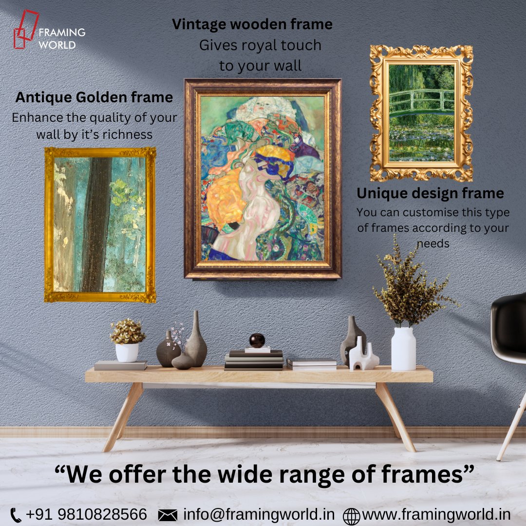 framingworld1's tweet photo. 💬Your Memories, Our Masterpieces❤️
🏠 Make your house a home with custom frames by Framing World.

From elegant wooden styles to modern acrylic designs, we have it all. 🌈

Photos shine in the best light. 🌟

🌐 Visit for more:  https://t.co/DO4KqEZf2c

#CustomDecor #frames https://t.co/gYTf1Mk6B3