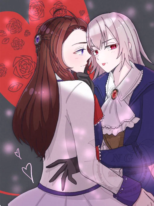 にょたりあ(距離感近いので苦手な人)にょ～すとりあさんとぷ～子𓍯𓈒𓏸水と油コンビ好きだ。 
