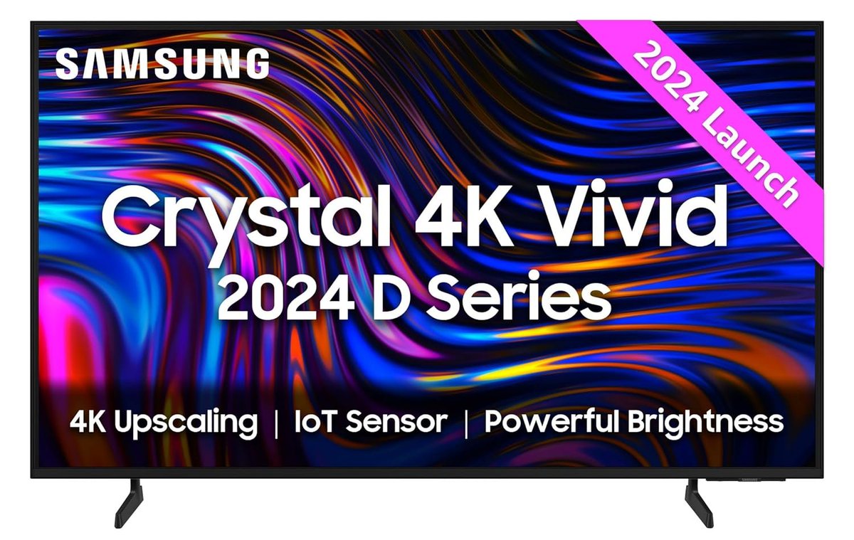 smartBuyHub52's tweet image. Transform your viewing experience with the Samsung 43" Crystal 4K TV at 32% off! 

amzn.to/4avw3kk

#UltraHD #SmartLEDTV #CrystalClear #Ad