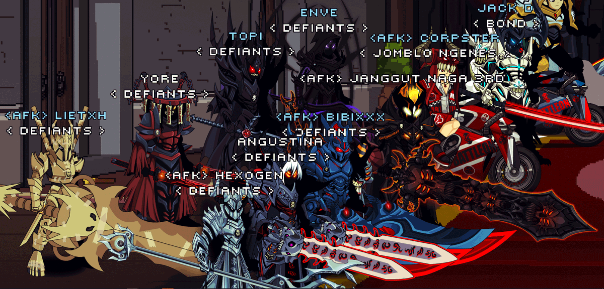 DefiantsGuild's tweet photo. "The Abyss roars in celebration as the Archfiend marks another year of unrivaled power. Happy Birthday, Nulgath—Master of Chaos and Void. May your reign of chaos echo through eternity! ⚔️🔥"
.
.
.
@Alina_AE 
@MiltoniusArts https://t.co/X45ujcviyJ