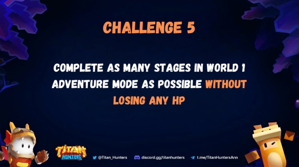 Titan_Hunters's tweet photo. π₯Master of Titans Final Challenge: Unbreakable Master π₯
πͺ Goal: Complete as many stages in World 1 Adventure Mode as possible without losing any HP!
β° Deadline: 1:59 AM UTC, Jan 26
#MasterOfTitans #TitanHunters https://t.co/RMsCt1JvI4