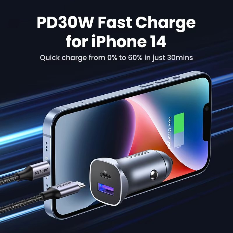 AliShoppy's tweet photo. Efficient &amp; Safe Car Charging Solution
UGREEN PD Fast Car Charger - 20W Max Power
💡 Soft Blue LED Indicator: Convenient nighttime usage
🌟 Intelligent Recognition Chip: Auto-matches charging current
🔗 Click &amp; Buy: https://t.co/GhK31pmc7I https://t.co/W3eDYQEmb0