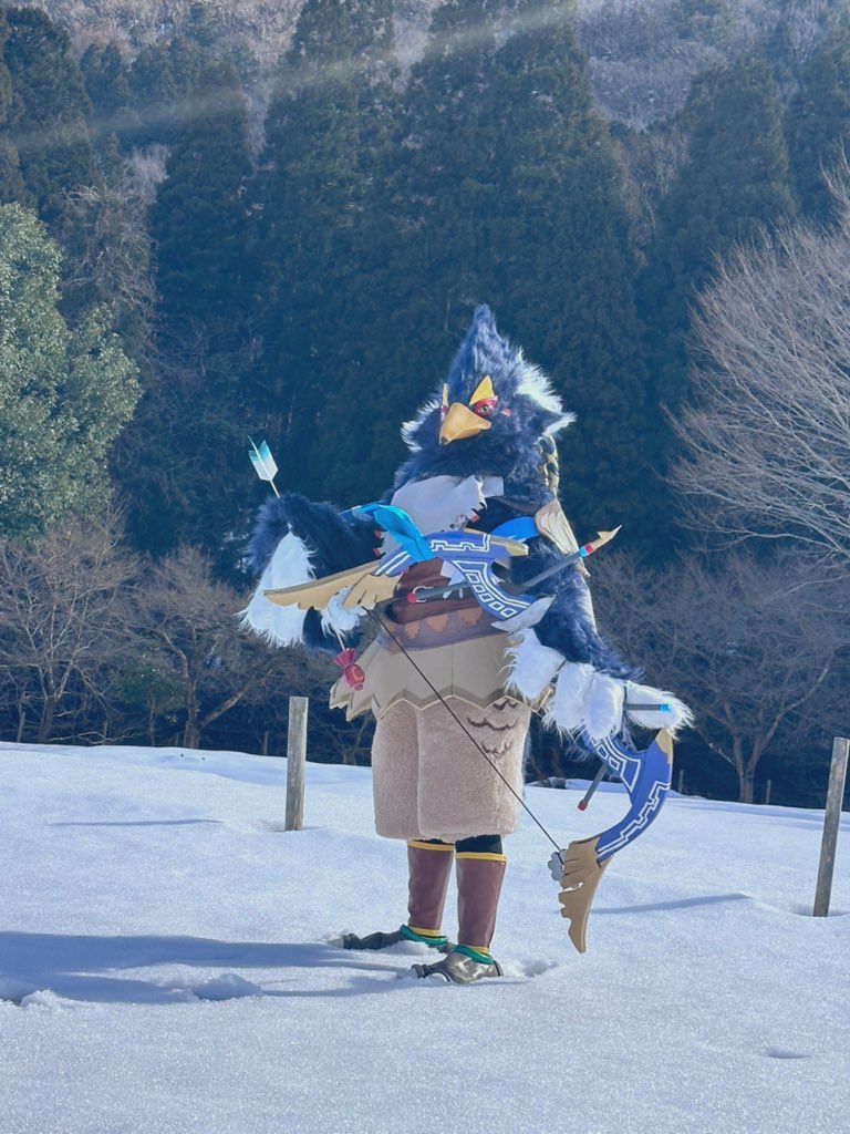 「#ラコロール大見いこいの広場 念願の雪ロケイベント連れてきて貰いました 本当に楽」|りゅうたのイラスト