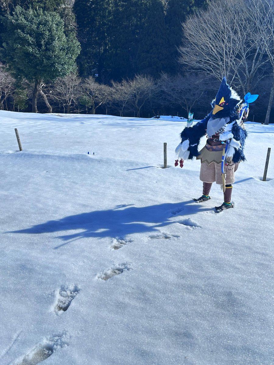 「#ラコロール大見いこいの広場 念願の雪ロケイベント連れてきて貰いました 本当に楽」|りゅうたのイラスト