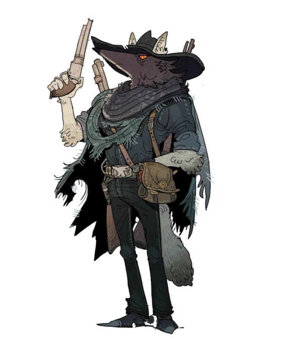 Coyote City Bandit for #characterart #characterdesign