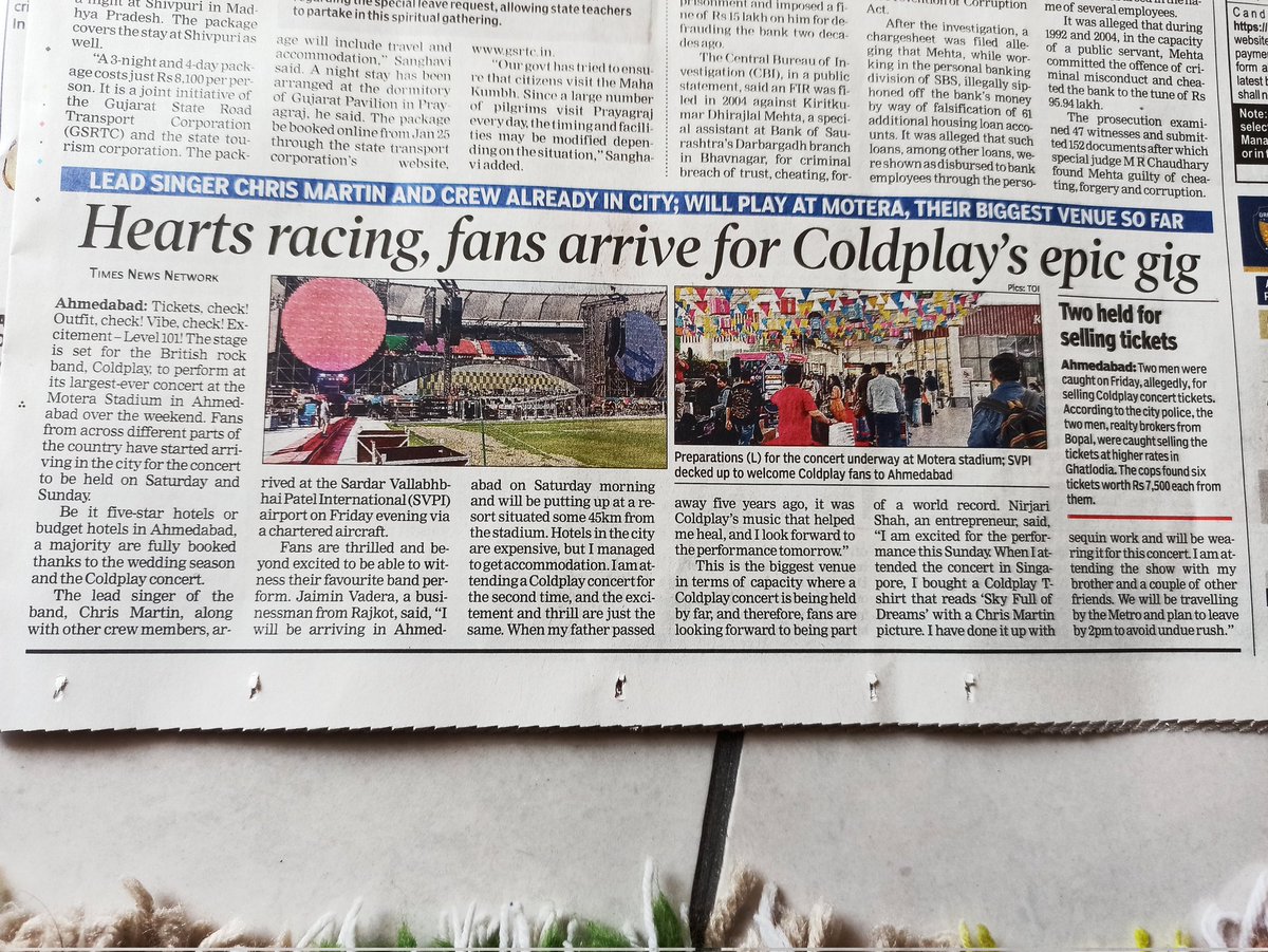 vishvajeet95's tweet image. It is really awesome how @JDMajethia, @sumrag capture event that is happening in real time Actual show is happening 25,26-01-2025 of @ChrisOfColdplay, @coldplay and you capture it in @Wagle_Ki_Duniya on episode 24,25-01-2025 with Crish Cat

#WagleKiDuniya #AwesomeShow