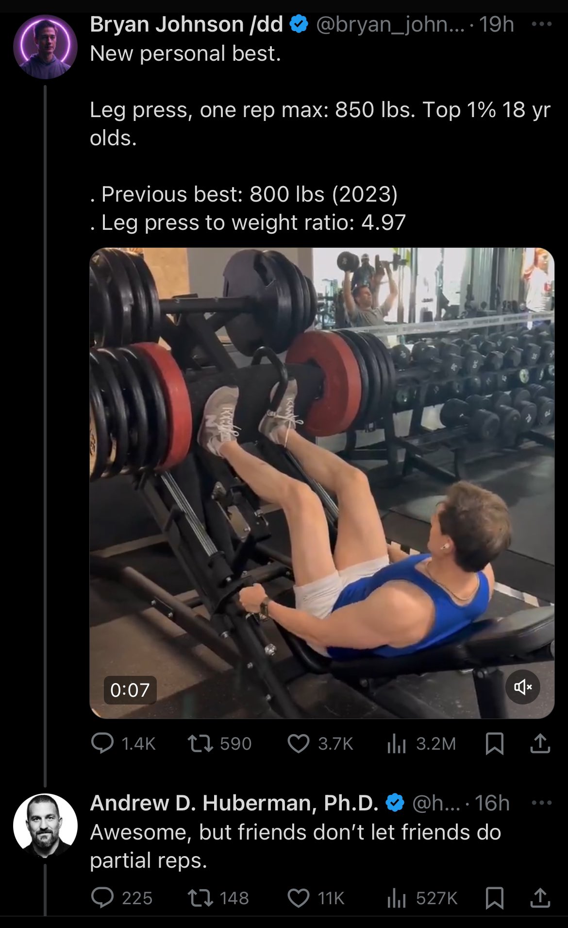 Chris Kavanagh on X: Just two well adjusted bros talking about peer  reviewed science. t.coOnHrGW0HcH  X