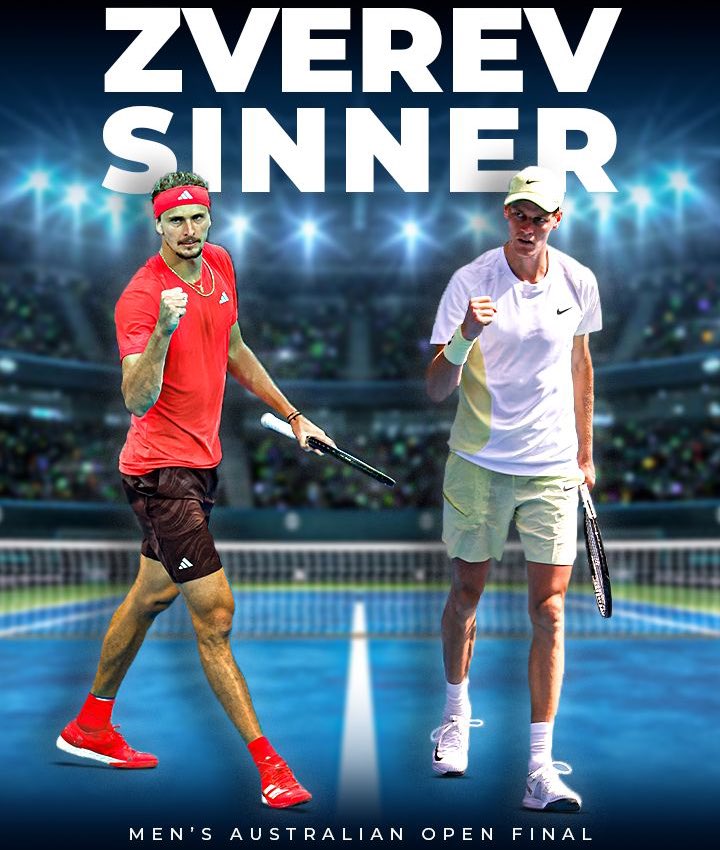 ArabTennis20's tweet photo. 🎾 نهائي أستراليا المفتوحة 🔥

🇮🇹 يانيك سينر x ألكسندر زفيريف 🇩🇪

📺 قناة beIN 7
🗣️ تعليق الكابتن عادل الشطي
🕰️ صباح الأحد، الساعة 11:30 بتوقيت مكة 🍿

#AO2025 https://t.co/Vb9CwGrEns