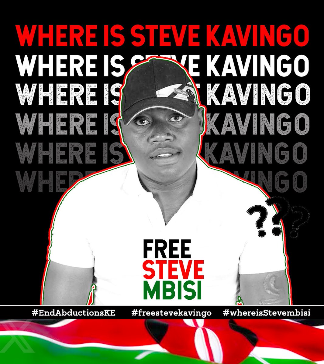 Where is mbisi?
Where are the mlolongo 4?

We have it forgotten them!
#EndAbductionKE