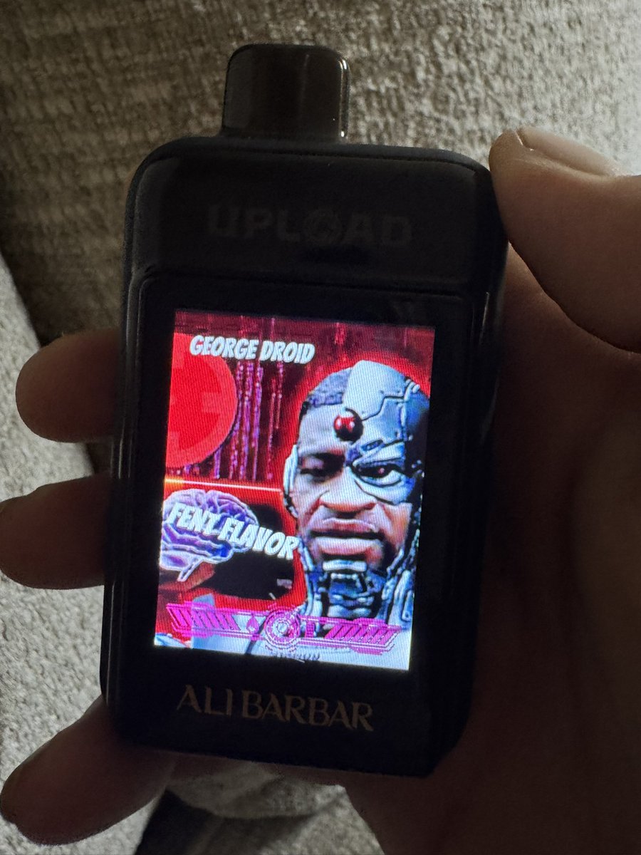 FloydTerminal Got this new George droid Fent flavor vape today