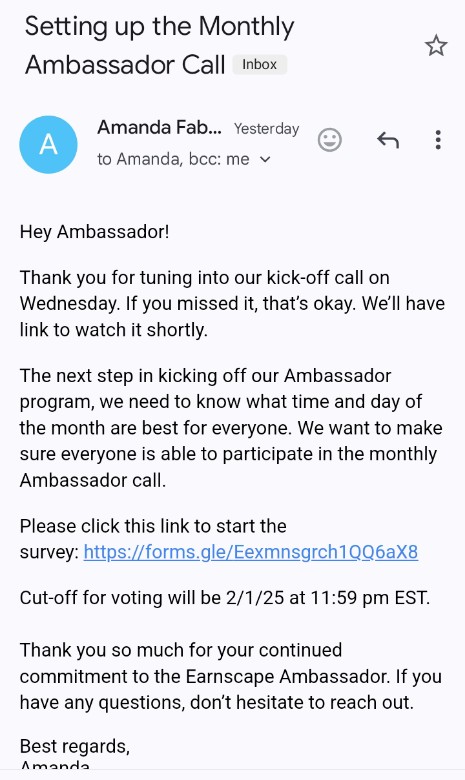 Namwar_rwa's tweet photo. GM Web3 flocks!
Third ambassador role secured this week! While you're out there job hunting, remember to stay consistent, persistent, and never give up—quitting is never an option.

Join my Telegram community for job opportunities 👇
Who knows, I might just be your next Alpha! 😃 https://t.co/CdF6aHCjWS