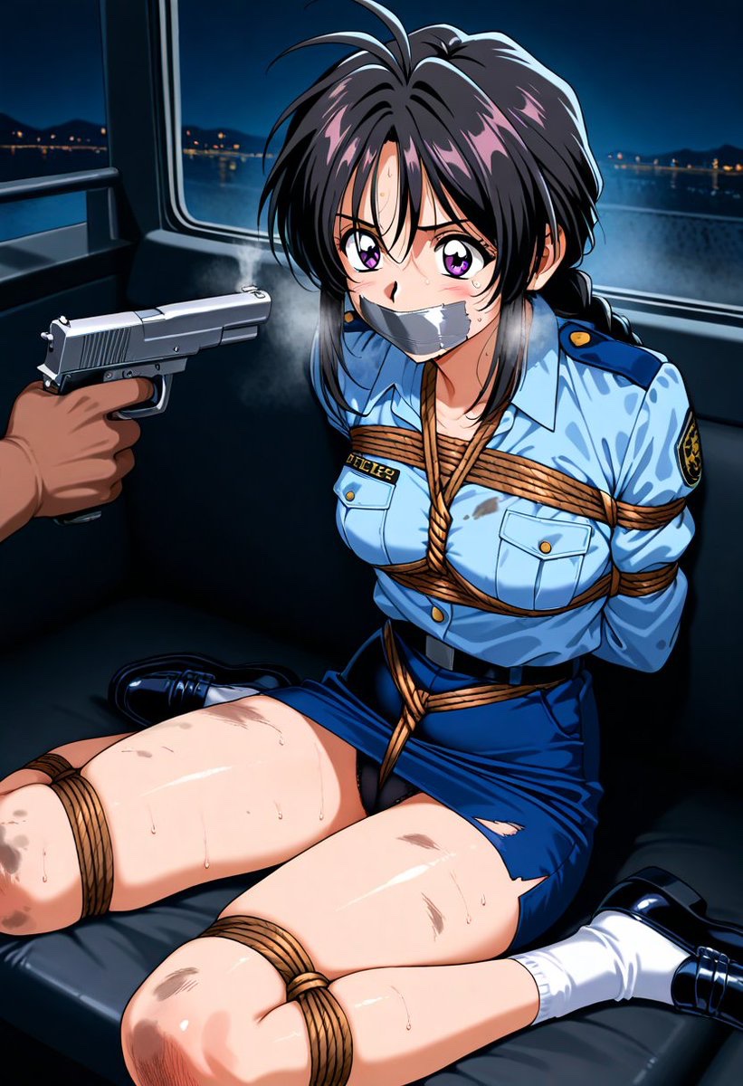 KaigamiAI_NSFW's tweet photo. 絶体絶命です。 https://t.co/VloTimJWFV