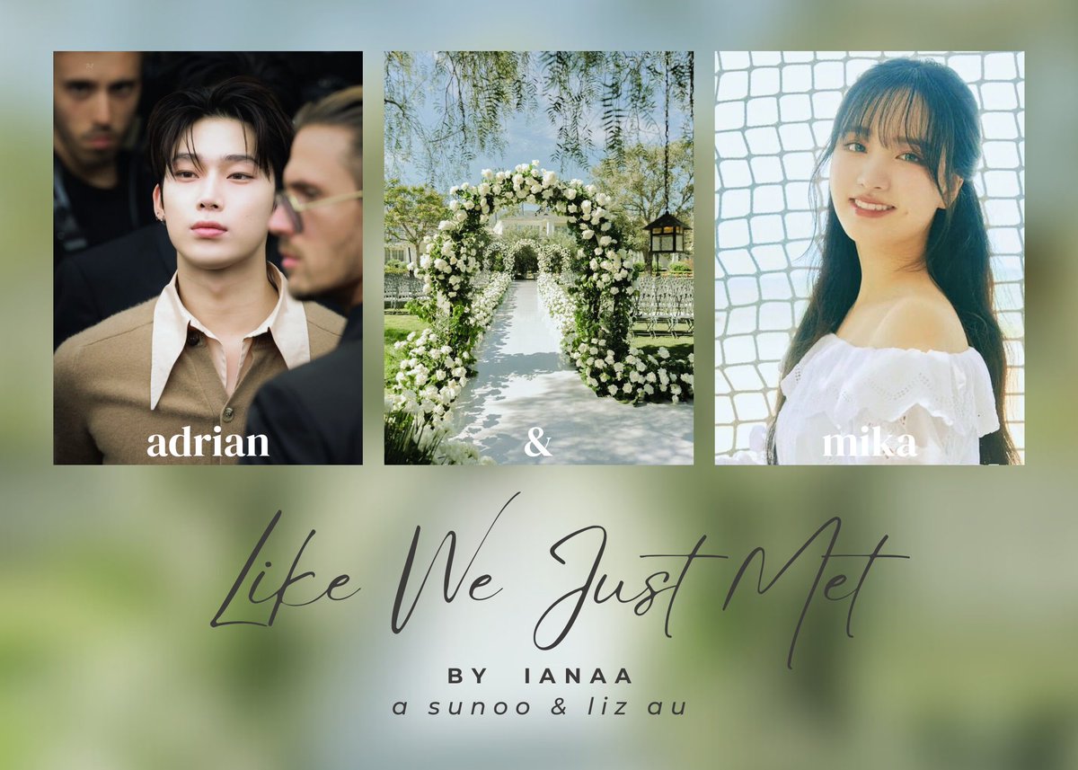 Like We Just Met

takdir membawa adrian dan mika terikat dengan perjodohan, akankah keduanya membenci hubungan mereka? atau justru keduanya bersyukur telah dipertemukan? 

a sunoo and liz au | by. ianaa