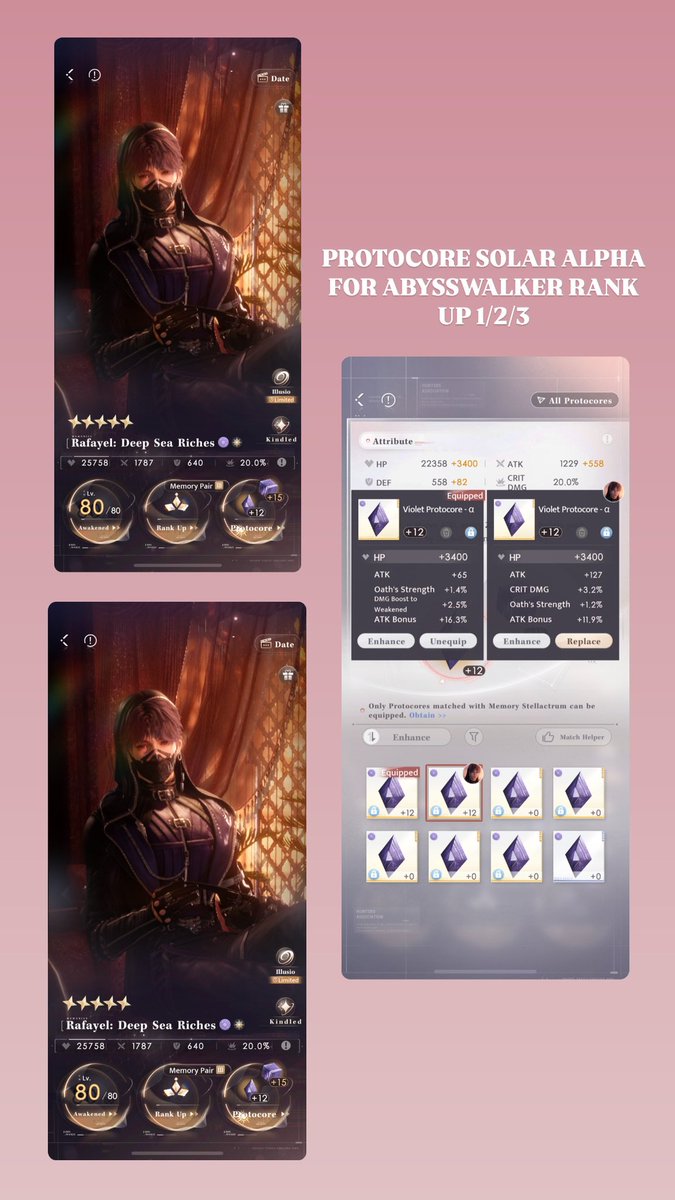 Art_Abysswanker's tweet image. — PROTOCORE GUIDE FOR ABYSSWALKER COMPANIONS —
Disclaimer : this guide is based on what i know and use while using AB (abysswalker), if there is anything wrong or missing, please feel free to add or correct it.