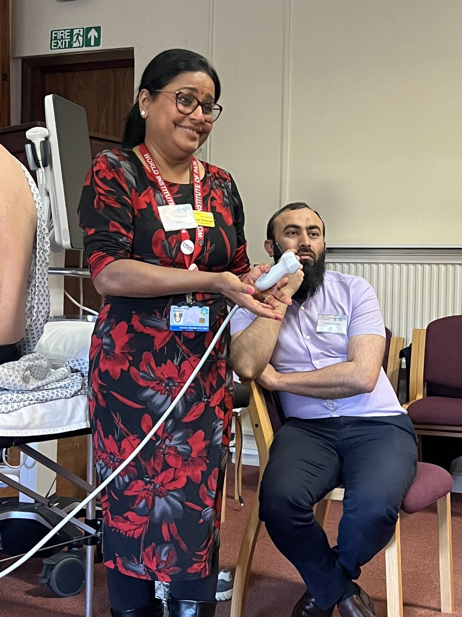 Kuda - theBZARdoctor (@thebzardoctor) on Twitter photo The Amazing <a href="/athmathottungal/">Athmaja Thottungal</a> demonstrating scanning for Greater Occipital Nerve Block for PDPH & headaches.
#WDRAPM25 #WDRAPM2025 <a href="/ESRA_Society/">ESRA | European Society of Regional Anaesthesia</a> <a href="/RegionalAnaesUK/">RA-UK</a>
<a href="/EKHUFT/">East Kent Hospitals</a> #RegionalAnaesthesia The Amazing <a href="/athmathottungal/">Athmaja Thottungal</a> demonstrating scanning for Greater Occipital Nerve Block for PDPH & headaches.
#WDRAPM25 #WDRAPM2025 <a href="/ESRA_Society/">ESRA | European Society of Regional Anaesthesia</a> <a href="/RegionalAnaesUK/">RA-UK</a>
<a href="/EKHUFT/">East Kent Hospitals</a> #RegionalAnaesthesia