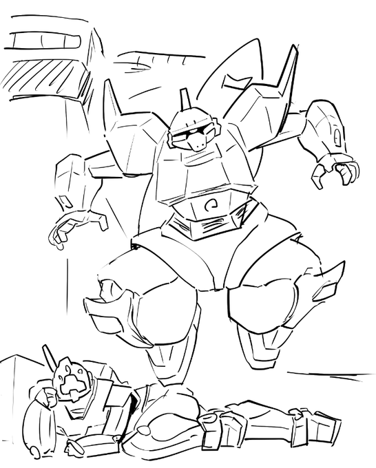 ゲルググ描いた 