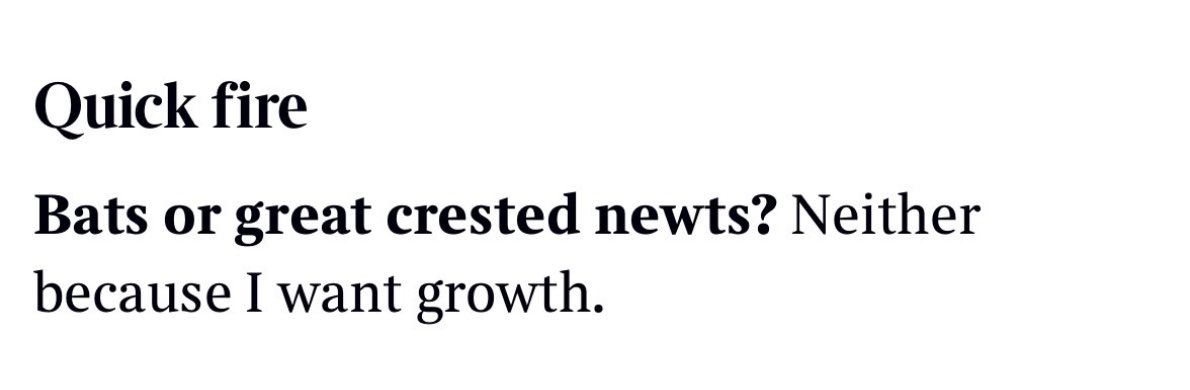 Mr_Considerate's tweet photo. Questions like this are only revealing when a politician can’t answer them, and Rachel Reeves might be the worst I’ve ever seen at answering them. https://t.co/bsROO6KG6B