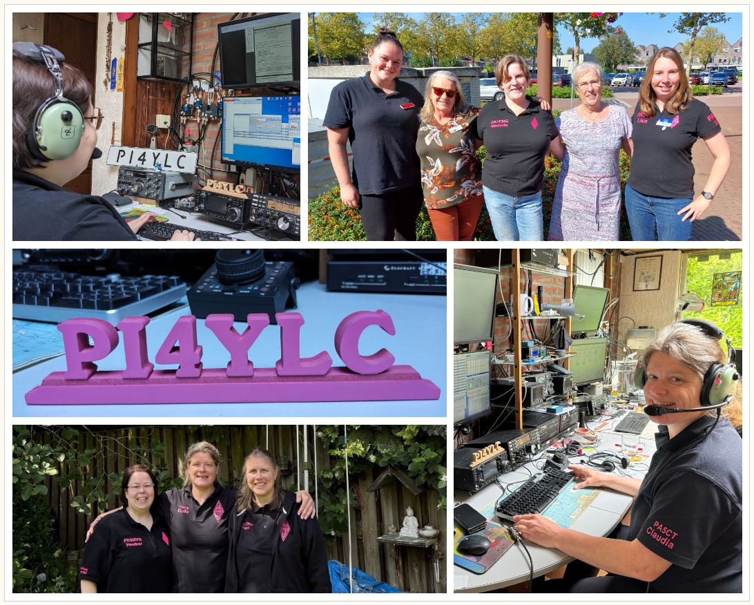 PI4YLC's tweet image. Proud 2B PI4YLC in 2024! In 2024 hebben we aan drie contesten meegedaan waaronder de PACC. Daarnaast waren we met een aantal YLs aanwezig op de HF-dag. pi4ylc.nl/2025/01/25/pro…