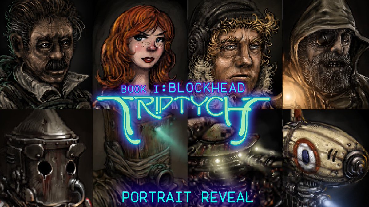 modredcastleton's tweet image. Talking Portrait Reveal!! (also feat. emotions!) 🪶🪶 #PointandClickAdventure #PointandClick #Westwood #Sierra #Lucasarts #Portraits #VO #VoiceActing #PixelArt #Animation #EarlyAccess #Steam