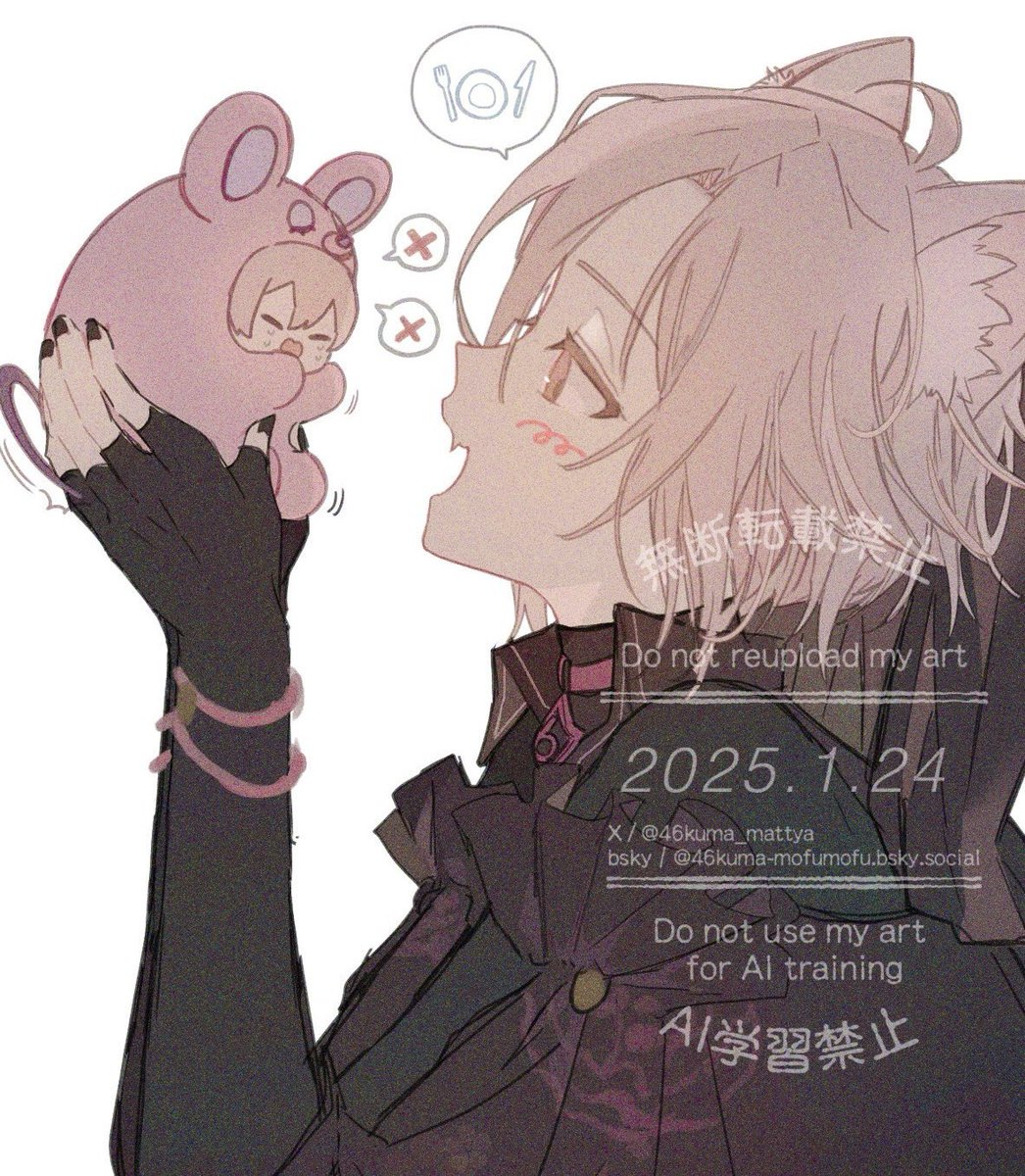 マロリクより
6周年白猫9️⃣さん(withモンてん)です🐈