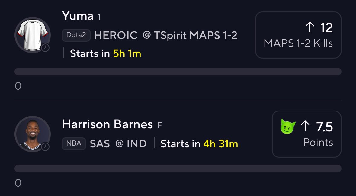 BetWithCrazy's tweet photo. Two good props worth tailing should be free if no blowouts so lock this in X. Both hit rates are 🔥🔥 STRAIGHT GAS 🔥🔥 with 2.25X multiplier. 

Yuma O 12 Ks MAP 1-2 87% hit rate
Harrison Barnes O 7.5 Points ALT 87% hit rate 
#BetWithCrazy #BETSOME https://t.co/rMK3oU1u6O