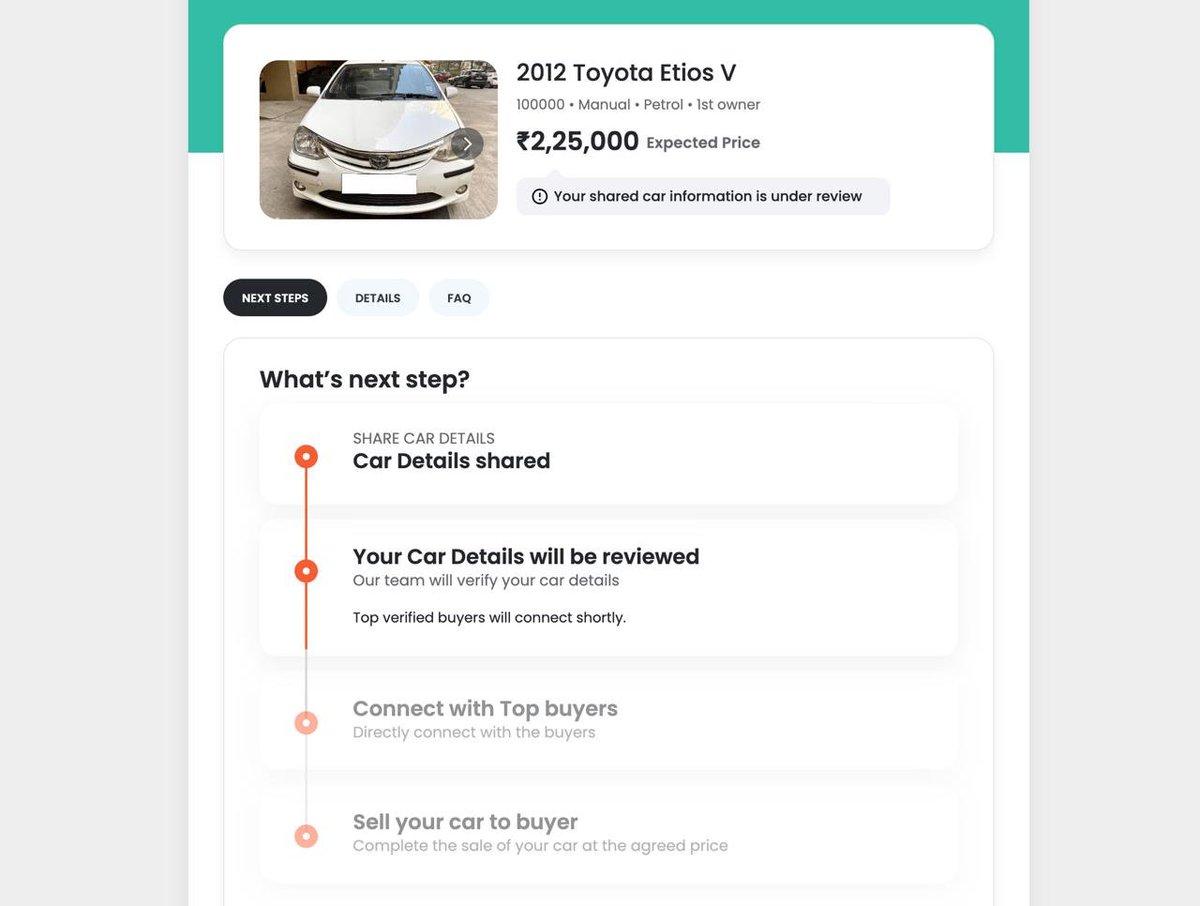 PATHETIC Service by <a href="/CarDekho/">CarDekho</a> Been stuck on this since almost a month now "Your shared car information is under review." Worst service ever. And your customer service team says the car has been listed on the platform - pls upgrade for premium services. No tech resolution.